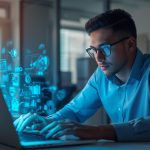 “Business owner using AI tools to automate and grow their business.”