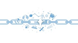 Abstract illustration showing broken website connections symbolizing poor sales conversion.